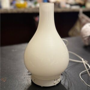 Light changing hand blown glass oil defuser